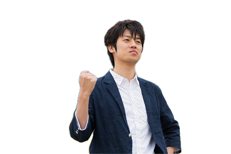 Cutout の処理結果。被写体を残して背景を透明にした状態