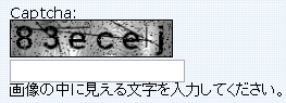 CAPTCHA 認証
